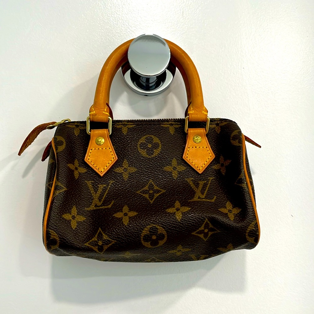 Louis Vuitton Mini Bandouliere Brown and Tan Monogram Bag